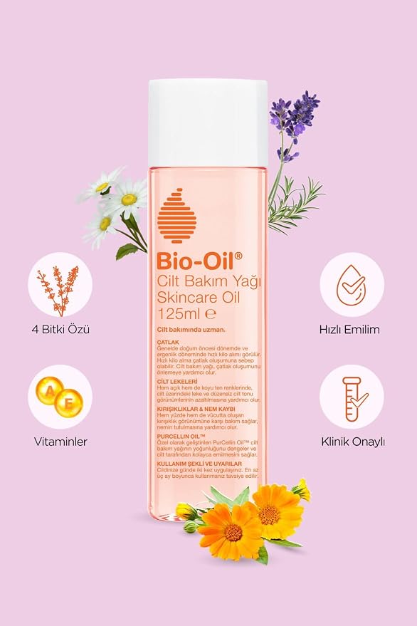 Çatlak Karşıtı & Leke Karşıtı Nemlendirici Kolay Emilen Cilt Bakım Yağı 125 ml - Görsel 4