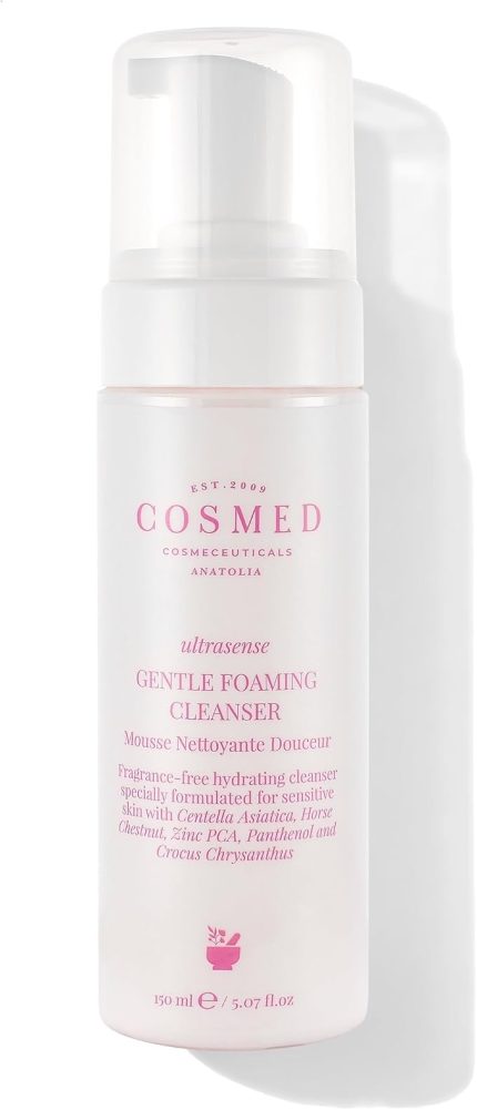 Hassas ve Kızarıklığa Eğilimli Ciltler için Nazik Köpük Temizleyici Yüz Temizleme Köpüğü 150 ml