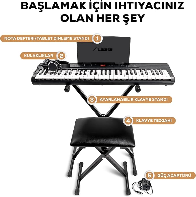 Melody 61 MK4 61 Tuşlu Piyano Klavye Paketi - Görsel 3