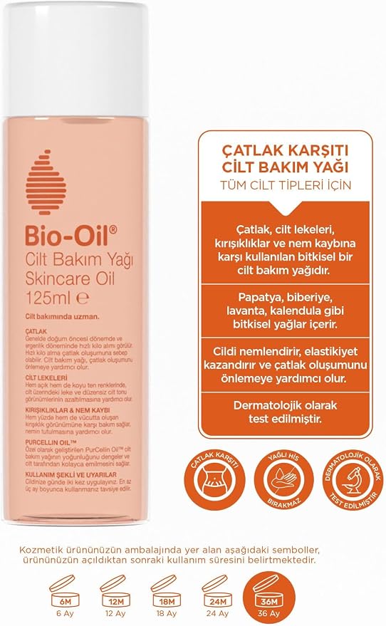 Çatlak Karşıtı & Leke Karşıtı Nemlendirici Kolay Emilen Cilt Bakım Yağı 125 ml - Görsel 3