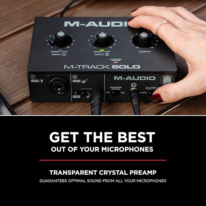 M-Track Solo USB Ses Arabirimi - Görsel 5