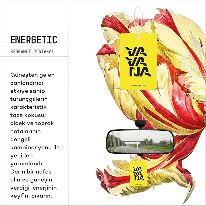 Kağıt Araba Kokusu, Asma Oto Kokusu 3'lü Set | 30 Gün Etkili (Bergamot) - Görsel 3