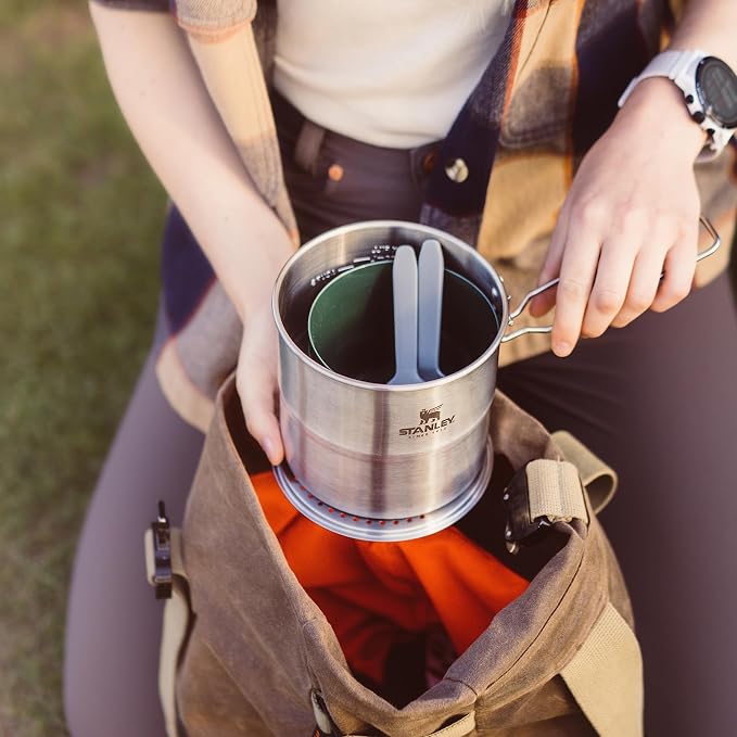 Adventure Pişirme ve Yemek Seti 1 Litre - Paslanmaz Çelik | Paslanmaz Çelik - Görsel 5