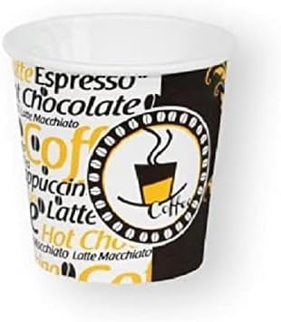 Excodi Cup - [ CUP ] 4 oz Kullan At Bardak - 100 ml - Kaliteli Bardak - Türk Kahvesi, Espresso, Sızdırmaz, El Yakmaz, Shot (Bej) (100, Mililitre, Adet, 300, 3)