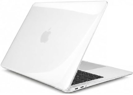 MacBook Pro 13 İnç Kılıf A2338 M1 M2 Uyumlu Kristal Şeffaf Parlak Sert Koruyucu Kapak A1706 A1708 A1989 A2159 A2251 A2289 Şeffaf