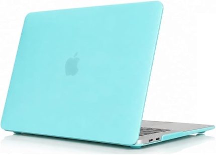 MacBook Pro 13 İnç Mat Buzlu Kılıf, 2016 2017 2018 2019 A1706 A1708 A1989 A2159 Uyumlu Sert Koruyucu Kapak, Frosted Yüzeyli İnce Laptop Kılıfı Turkuaz