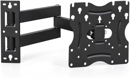 İnç Hareketli TV Duvar Askı Aparatı – Ayarlanabilir Metal, VESA 75x75 / 100x100 / 200x150 / 200x200 mm, 20 kg Taşıma Kapasitesi (50-CM)