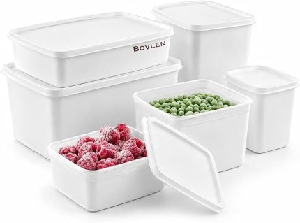 Life Alaska Derin Dondurucu Saklama Kabı 6'lı Set 9.5 Litre - BPA (Beyaz)
