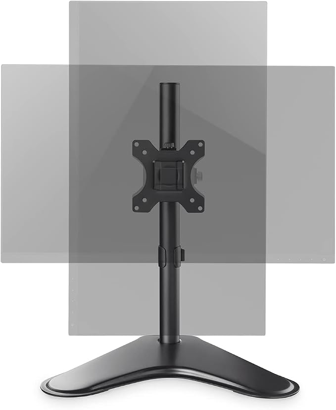 Monitör tutucu - ayak - 1 monitör - 32 inçe kadar - VESA 75x75, 100x100 - siyah - Görsel 4
