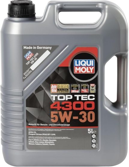 Moly Top Tec 4300 5W-30 5 l Otomotiv Bakım Ürünü 2324