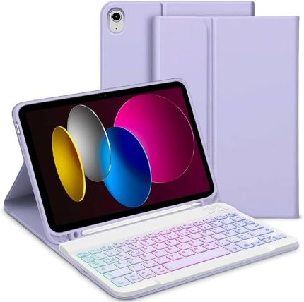 iPad 11.Nesil A16 11inç/10.Nesil 10.9inç ile uyumlu Kılıf Kablosuz Klavyeli Case Mobax Türkçe Klavye