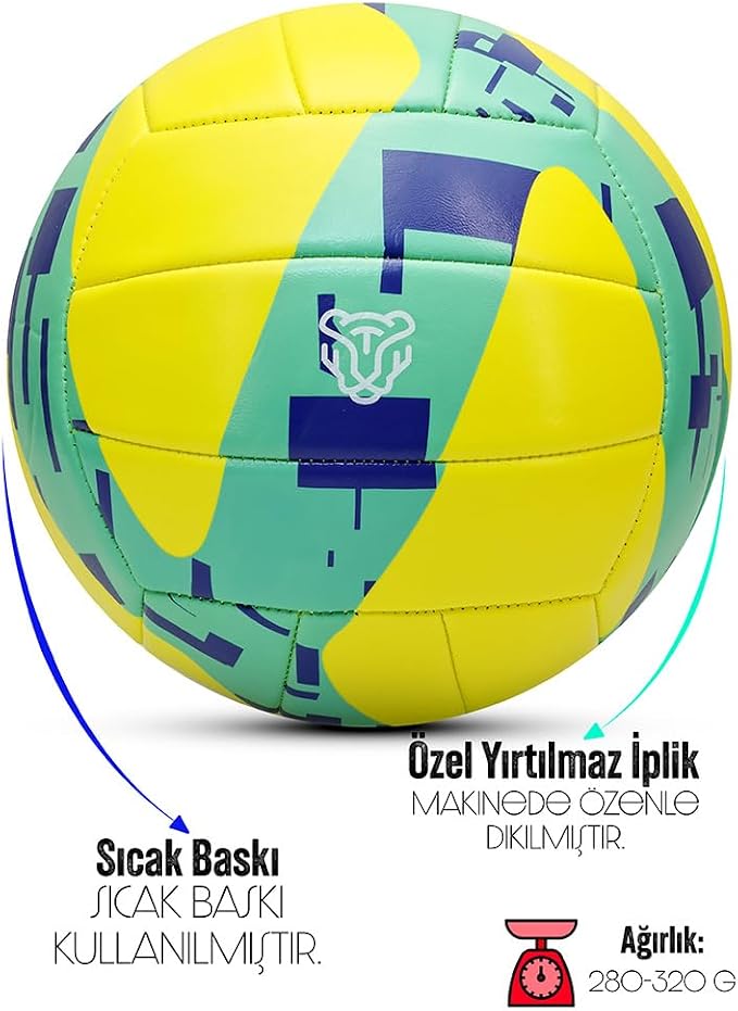 Voleybol Topu 5 Numrara Yumuşak Dokulu Soft Touch 270 gr. Telvesse VT-800 Trick Pompa Hediyeli Semi-Pro İç-Dış Mekan Soft Touch - Görsel 4