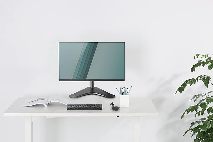 Monitör tutucu - ayak - 1 monitör - 32 inçe kadar - VESA 75x75, 100x100 - siyah - Görsel 2