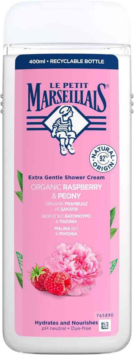 Petit Marseillais Frambuaz ve Şakayık Duş Kremi, 400ml