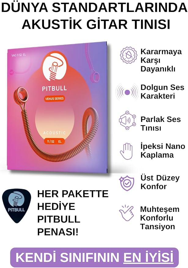 Venüs Akustik Gitar Teli Extra Light VAG 11-52 EL