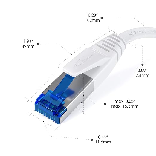 – LAN kablosu düz 10Gbit/s – 2m - Görsel 3