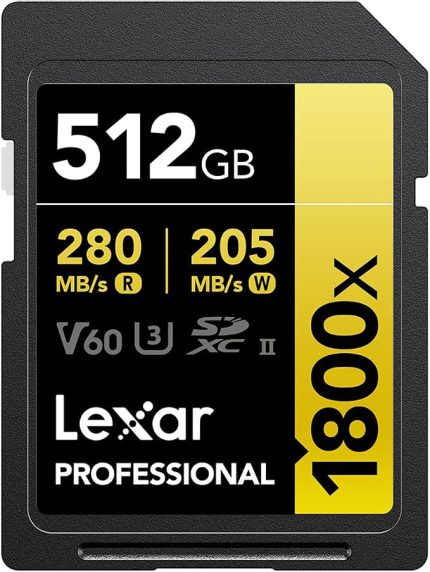 Gold Serisi 1800x 512GB SDXC Hafıza Kartı