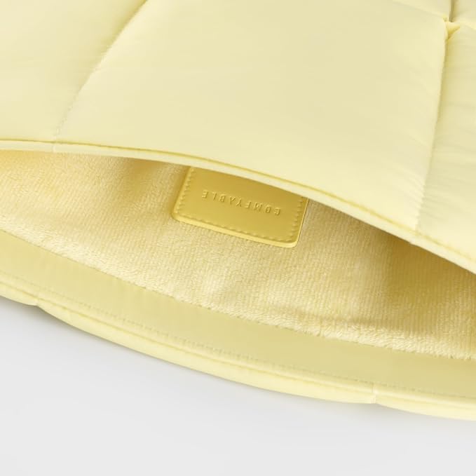 Puffy 13/14 inç taşınabilir kılıf, yastıklı yastıklı kılıf, MacBook Air M5 A3449, MacBook Pro 14 M5 Pro/MAX A3426 A3427, MacBook Neo A18, sarı tereyağı - Görsel 5