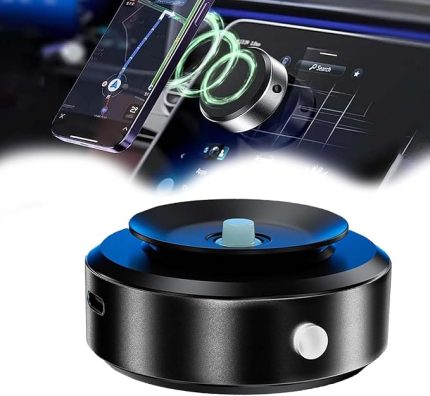 iPhone Magsafe Uyumlu Araç İçi Cep Telefonu Tutucu Araç içi Montaj Süper Güçlü Vakumlu Manyetik Telefon Tutucu X8Q (X8Q)