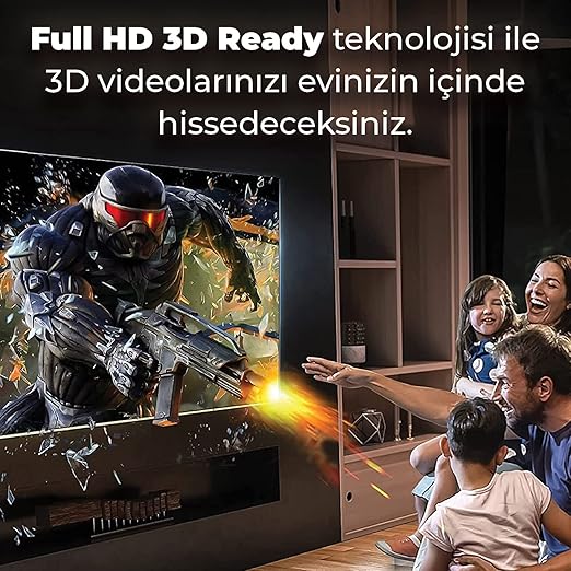 PHD03 8K@60Hz Ultra Yüksek Hızlı Hdmı & Ethernet Kablosu, 48Gbps Veri Aktarım Hızı, Hdmı 2.1, Hdr, eARC, 3D Ready Teknolojisi, Bilgisayar Monitörü, Uhd TV, PS5, PS4 Uyumlu 3 Metre Kablo - Görsel 4