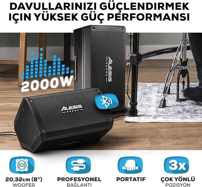 Strike Amp 8 MK2 2000W Elektronik Davul Amfisi - Görsel 2